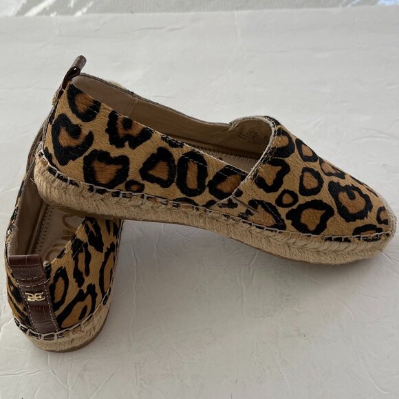 NEW Women Sam Edelman Leopard print Slip On Sneakers - Picture 3 of 11